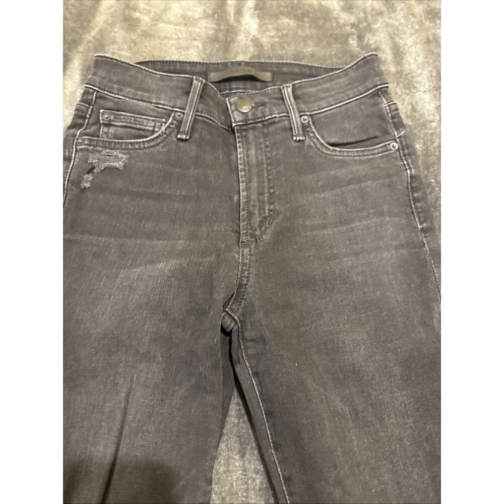Joe’s Jeans-The Charlie High Rise Distressed Skinny Ankle Jeans - Obsidian - 24 - Picture 8 of 16